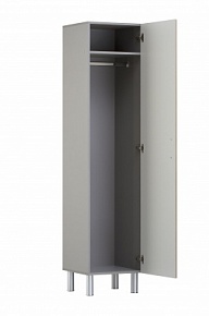 Шкаф медицинский для одежды одностворчатый МЕГИ Титан МД-5511