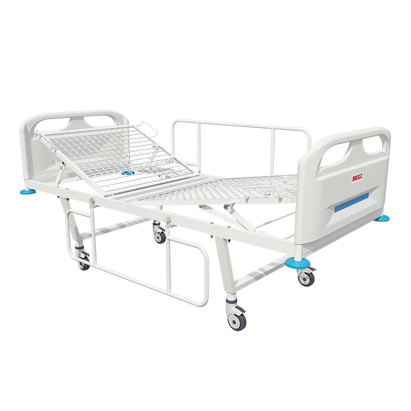 Кровать медицинская функциональная 2-секционная МЕГИ МСК-102П со ступенчатой регулировкой