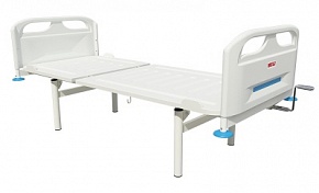 Кровать медицинская функциональная с головным подъемом МЕГИ МСК-3105 с винтовой механической регулировкой